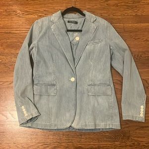 Ralph Lauren light wash blazer. New without tags